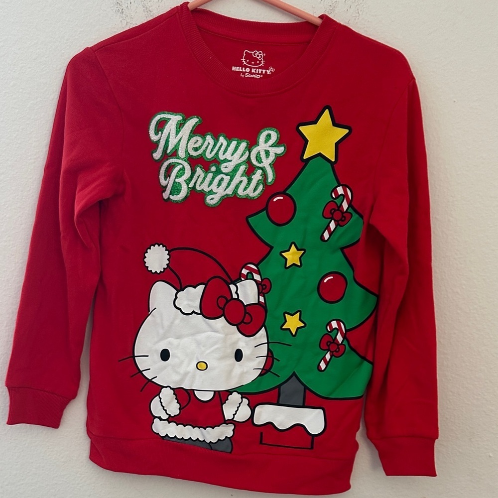 Hello Kitty Red Christmas sweatshirt crewneck